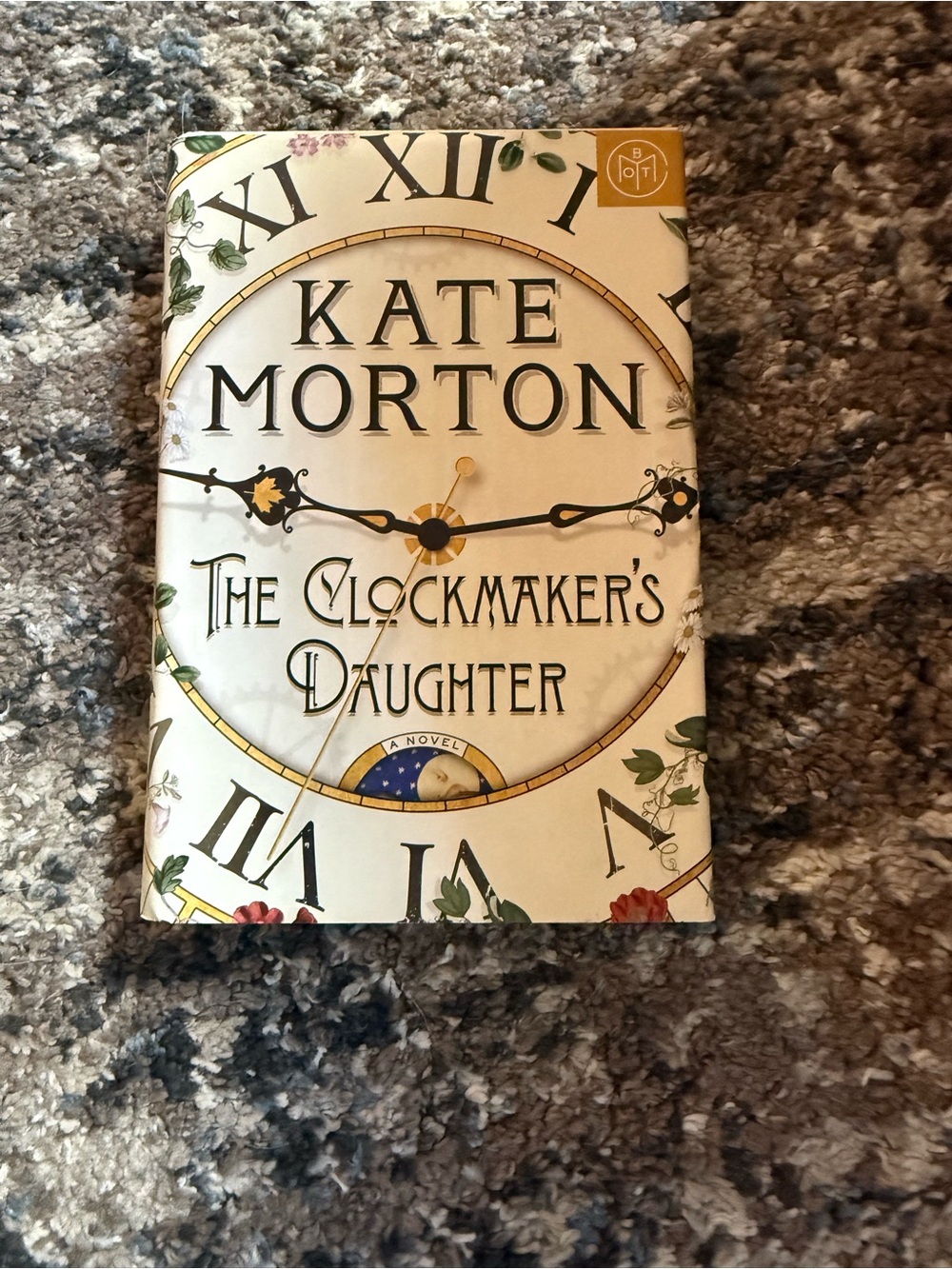Kate Morton "The Clockmaker's Daughter" Hardcover Book - Cream Green Accents